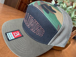 Embroidered Printed Seven-Panel Trucker Cap