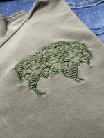 Embroidered Aztec Buffalo Women's Perform Quarter-Zip Pullover