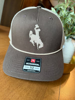 Embroidered Five-Panel Trucker Rope Cap