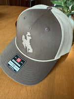 Embroidered Five-Panel Trucker Rope Cap