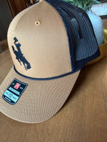 Embroidered Five-Panel Trucker Rope Cap
