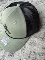 Embroidered Five-Panel Trucker Rope Cap
