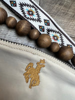 Embroidered Aztec Strap C.C Belt Bag