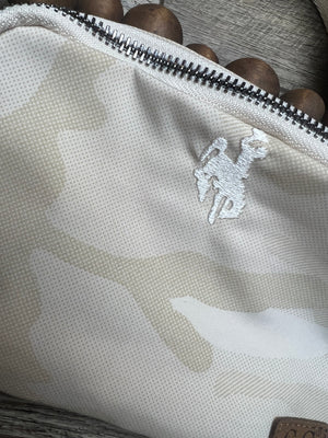 Embroidered C.C Camo Belt Bag