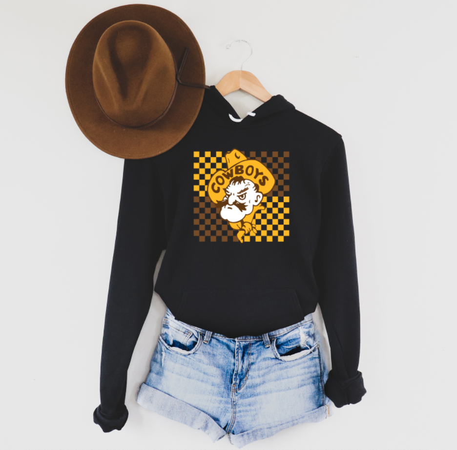 Checkered Pistol Pete Fleece Hoodie