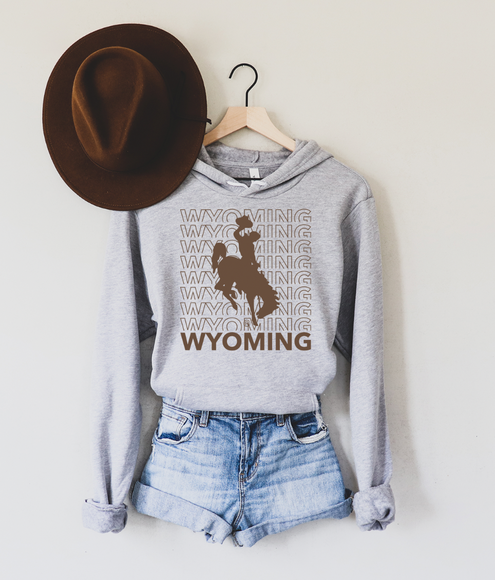 WYOMING Fleece Hoodie