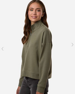 Embroidered Aztec Buffalo Women's Perform Quarter-Zip Pullover
