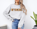 Wyoming Indian Paintbrush Fleece Crew