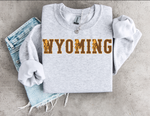 Wyoming Indian Paintbrush Fleece Crew