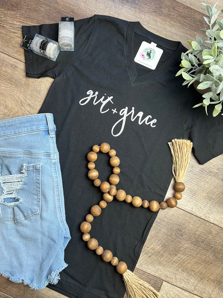 Grit+Grace Unisex V-Neck Tee