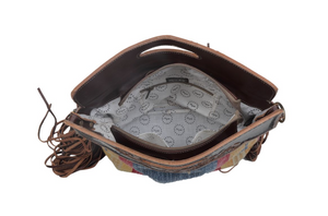 Blue Stream Hand-Tooled Bag