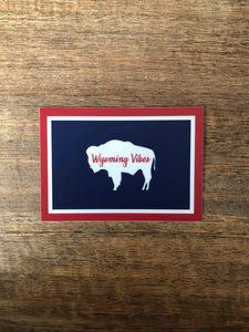 State Flag Featuring Wyoming Vibes