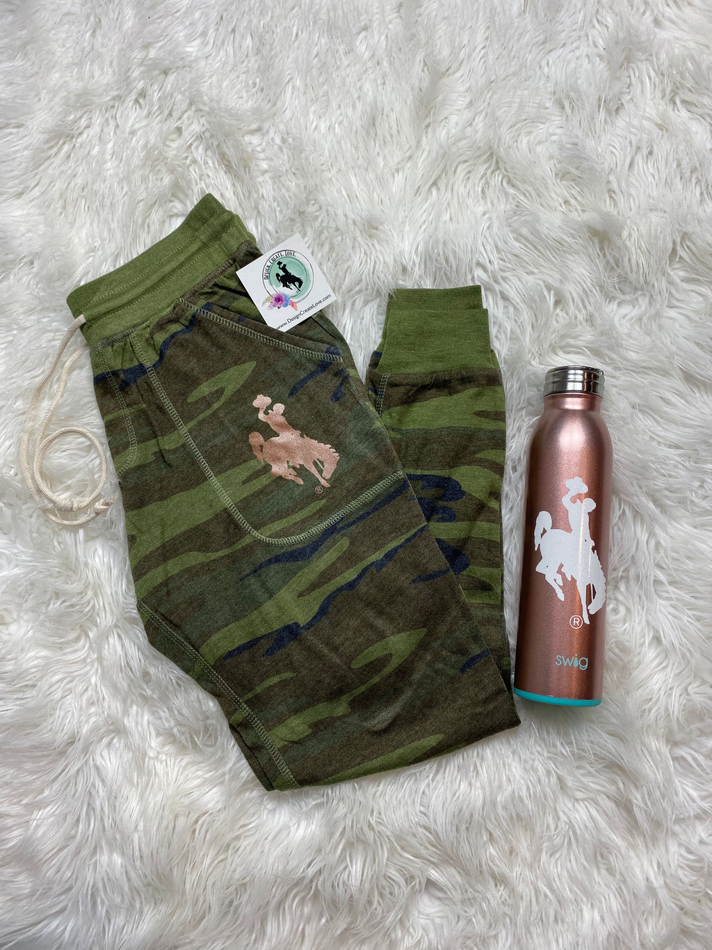 Women’s Eco-Jersey Classic Jogger With Rose Gold Steamboat