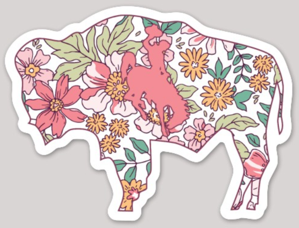 Retro Floral Buffalo