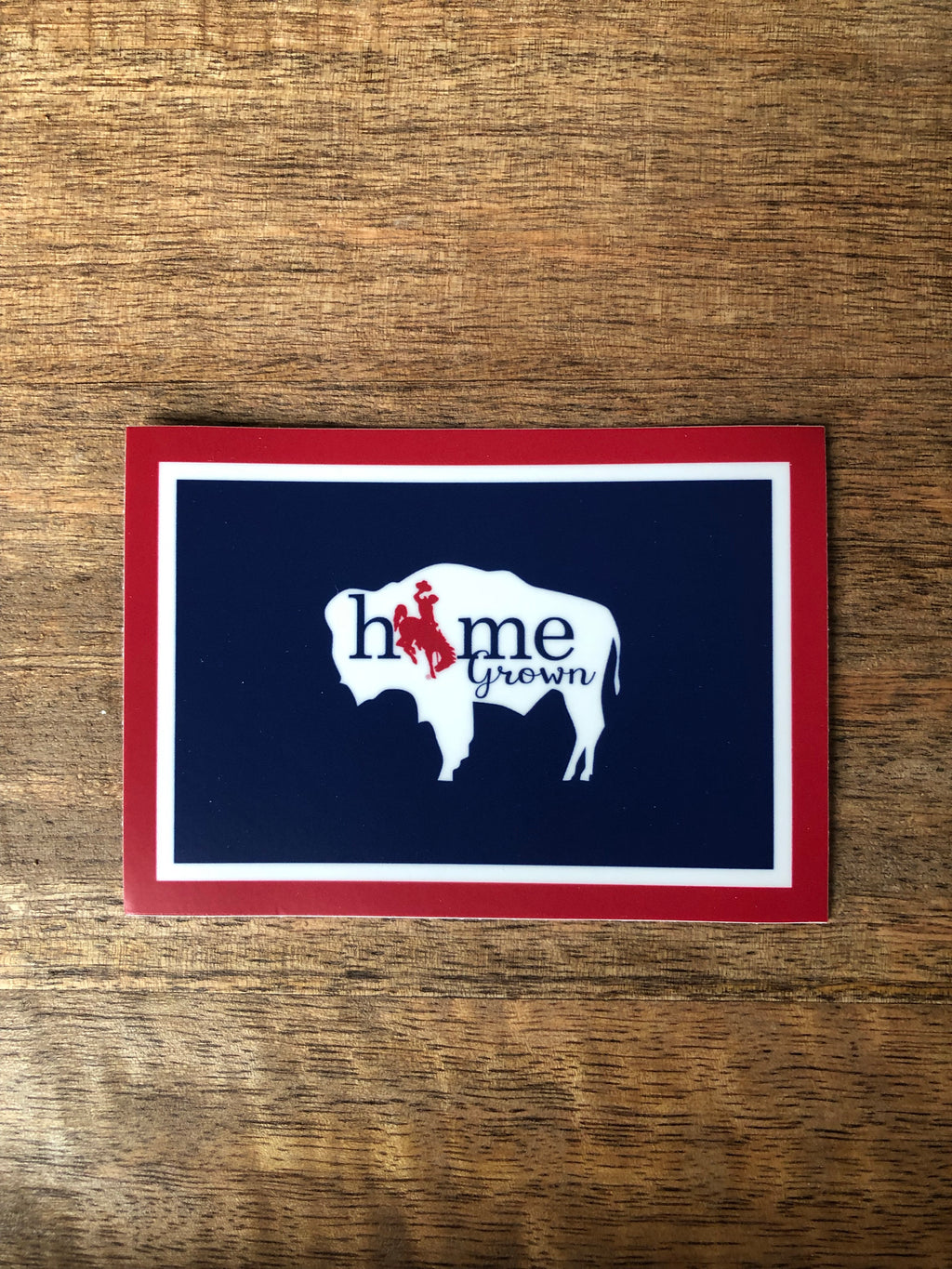 State Flag Featuring Home Grown Buffalo