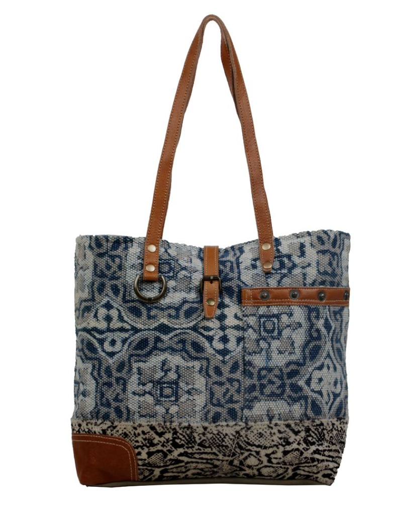 Tinted Indigo Tote Bag