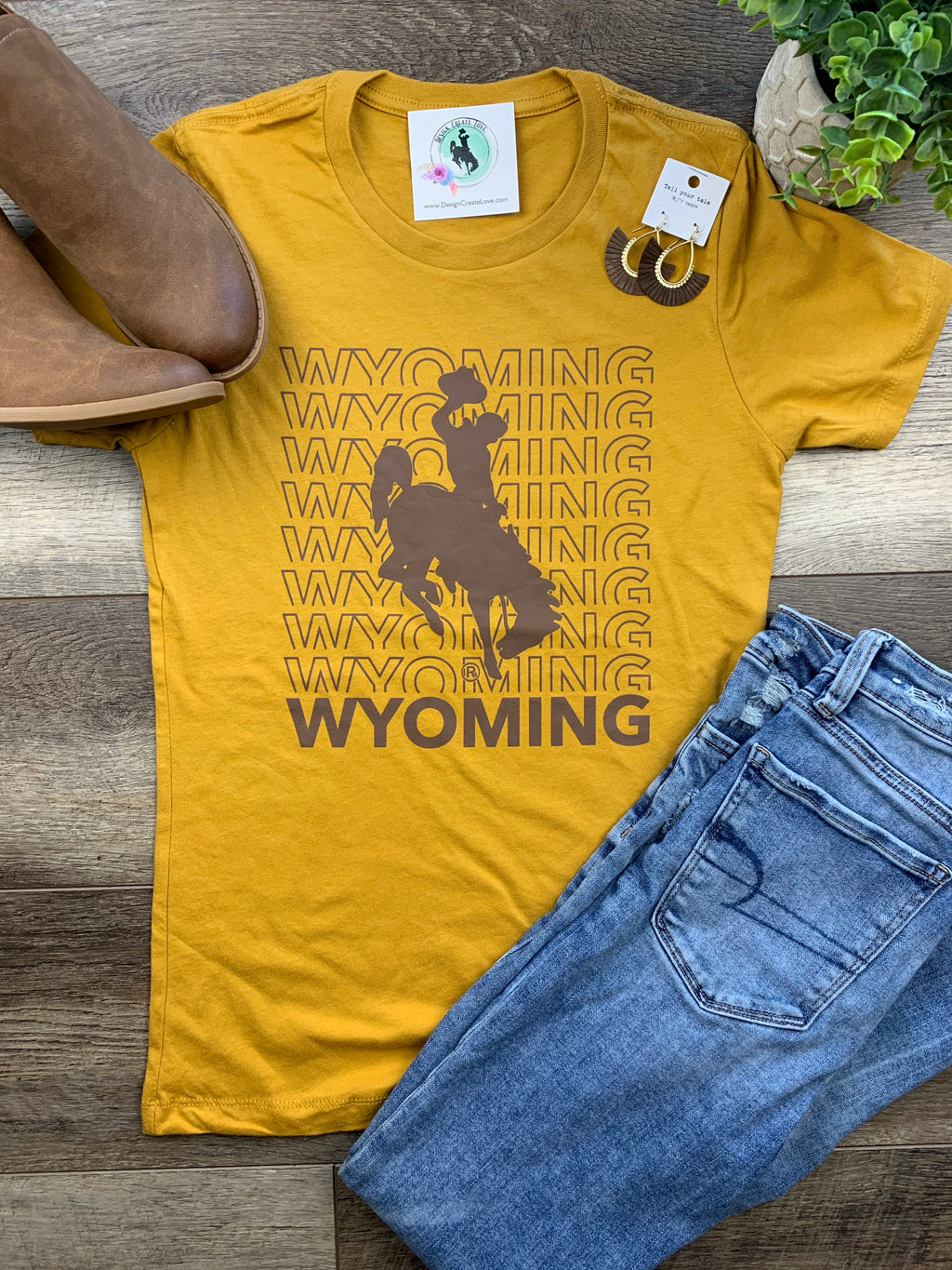 Wyoming Cotton Short Sleeve Boyfriend Crew