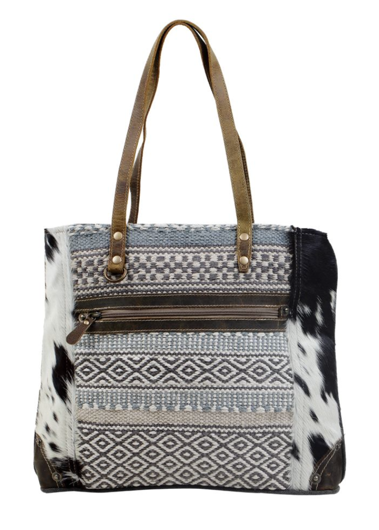 Multi-patterned Tote Bag