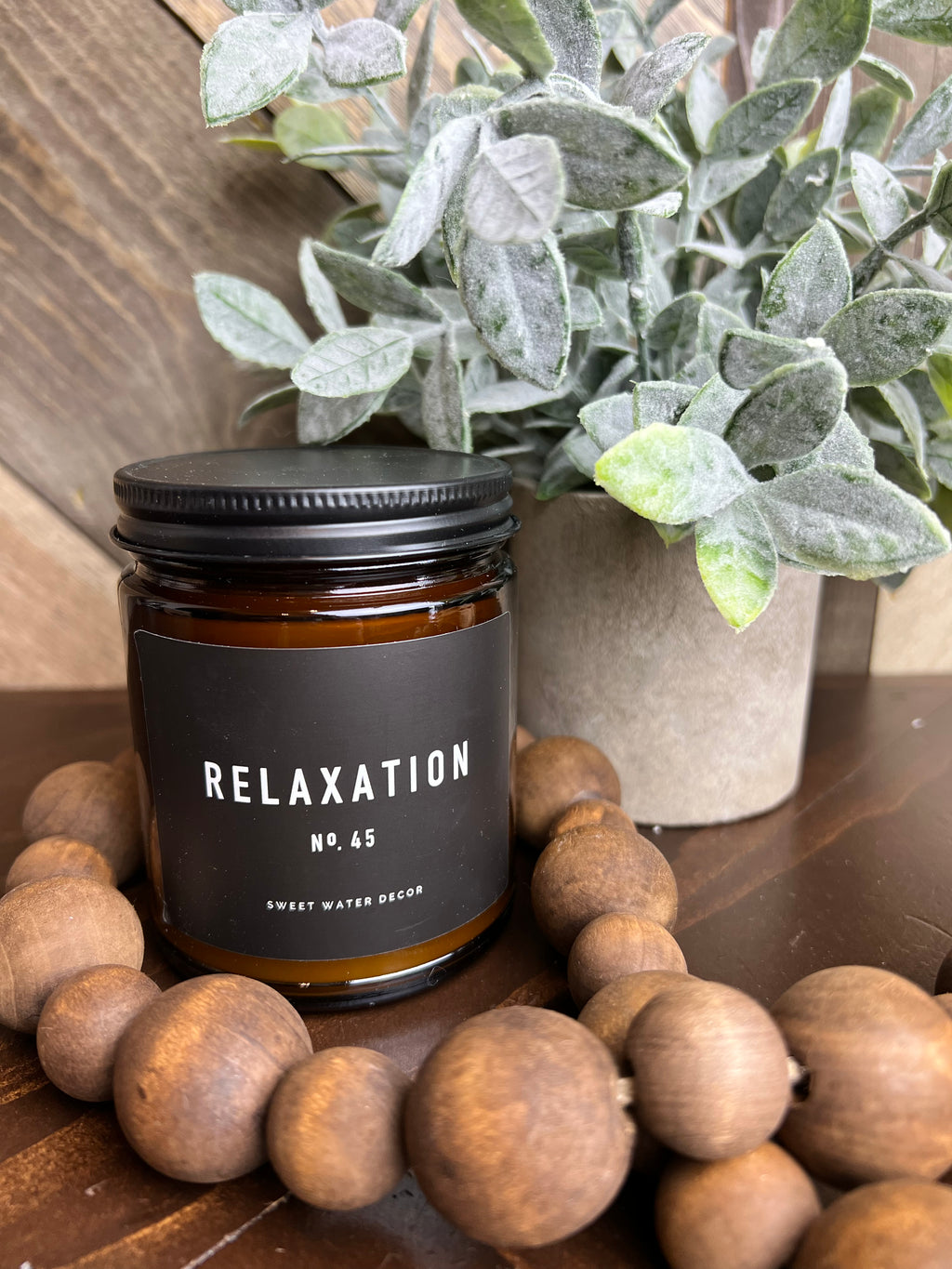 Relaxation Soy Candle | Amber Jar