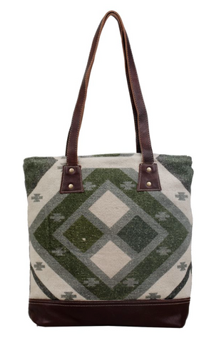 Checkered Tote Bag