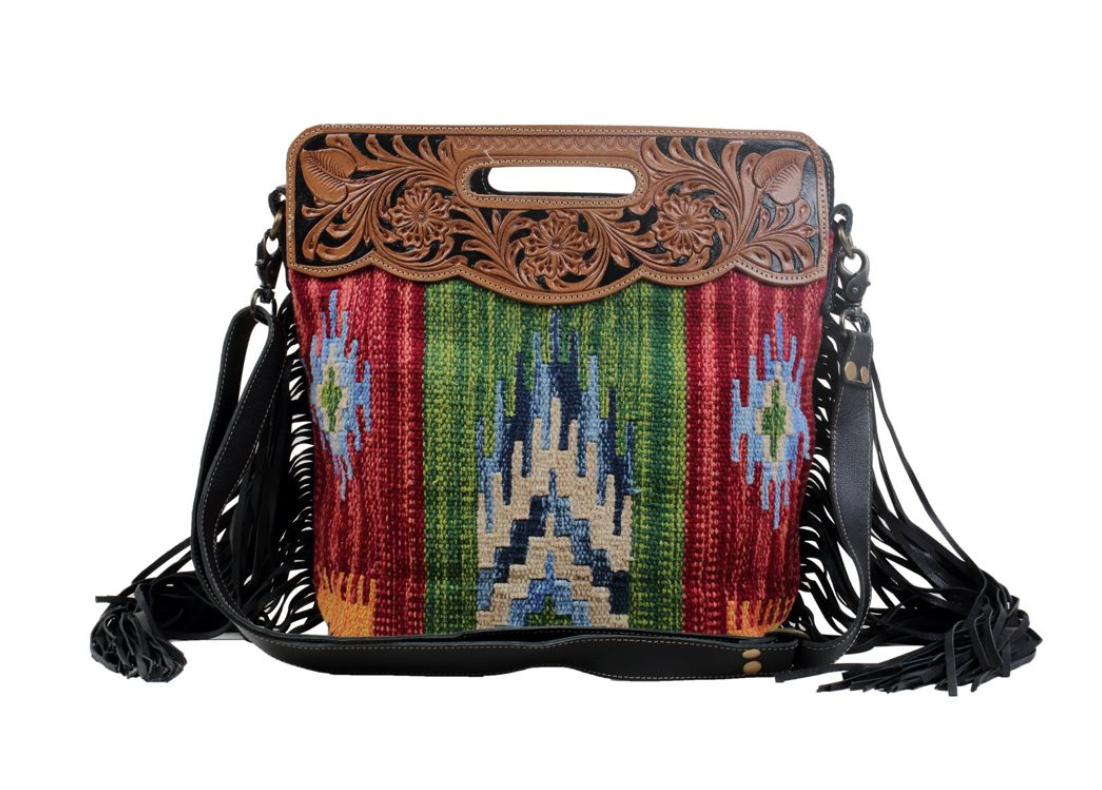 Jardin Hand-Tooled Bag