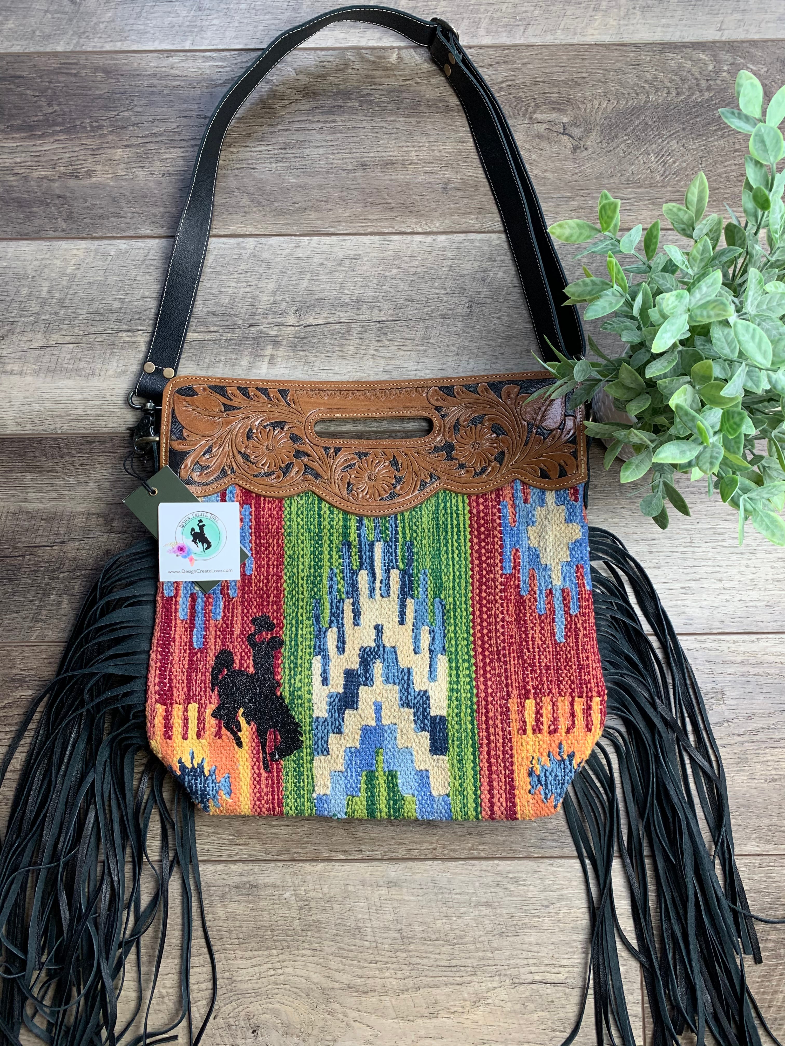 Jardin Hand-Tooled Bag